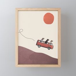 Adventure gang Framed Mini Art Print