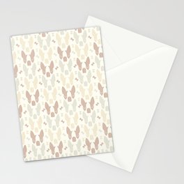 Boston Terrier Wood Pattern Stationery Cards