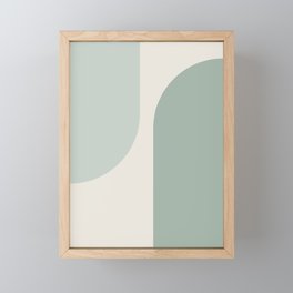 Modern Minimal Arch Abstract XVII Framed Mini Art Print