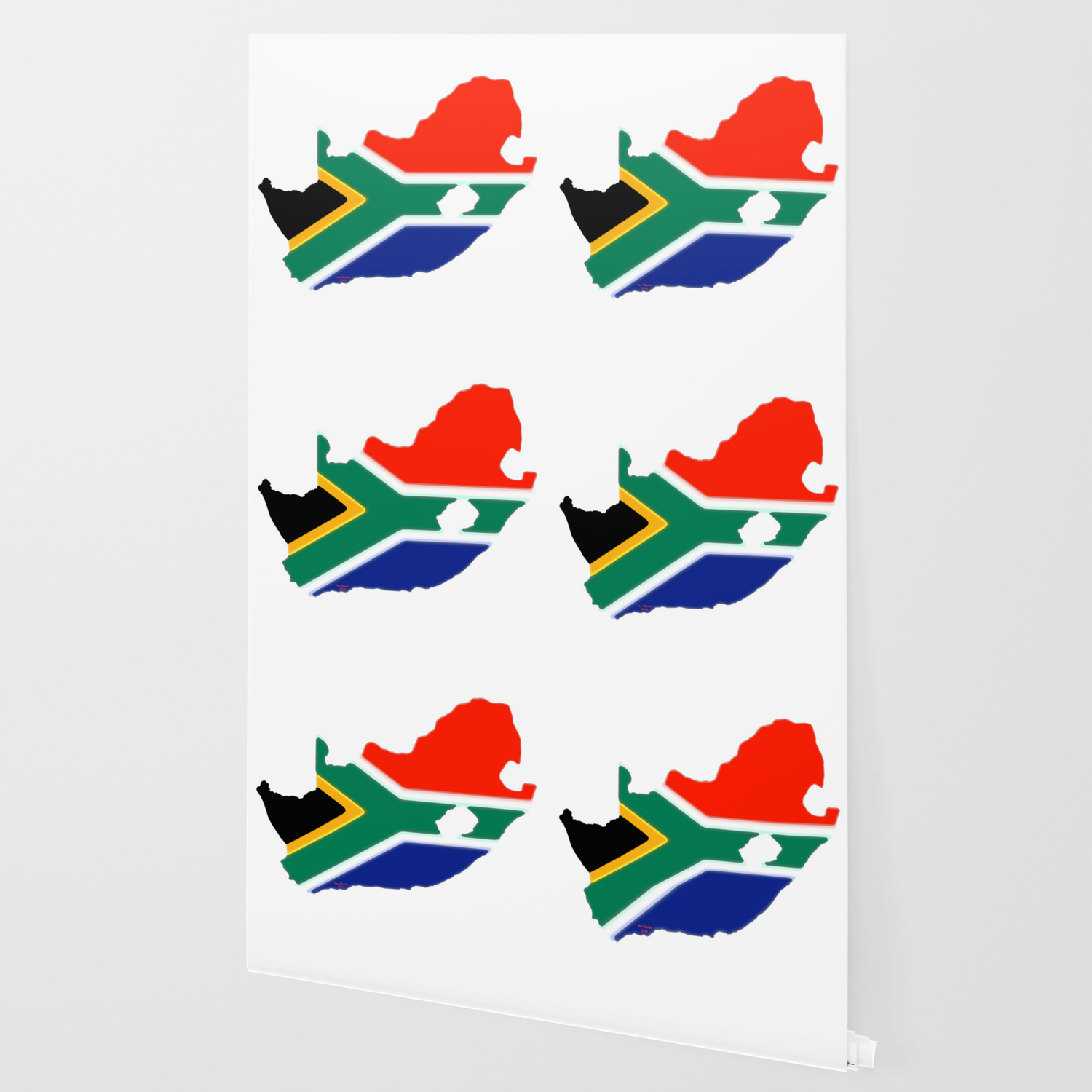 South Africa Map With South African Flag Wallpaper By Havocgirl Society6 South african flag flower wallpaper citizen road trip culture outdoor decor floral wallpapers. society6