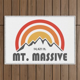 Mt. Massive Colorado Outdoor Rug
