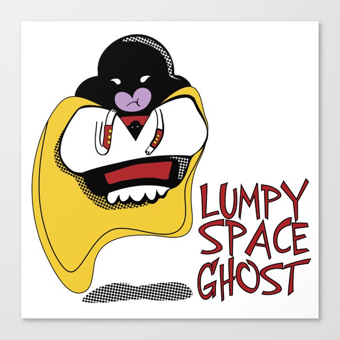 Lumpy Space Ghost Canvas Print