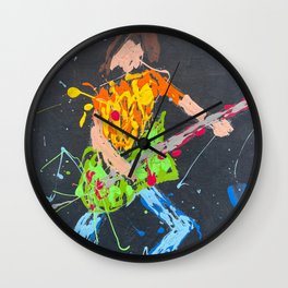 Guitar player Wall Clock