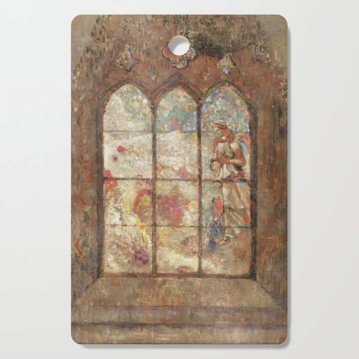 The Stained Glass Window, Odilon Redon Cutting Board