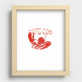 Cape Cod Lobster Recessed Framed Print