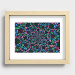 Olympic Spirals of Cars Recessed Framed Print