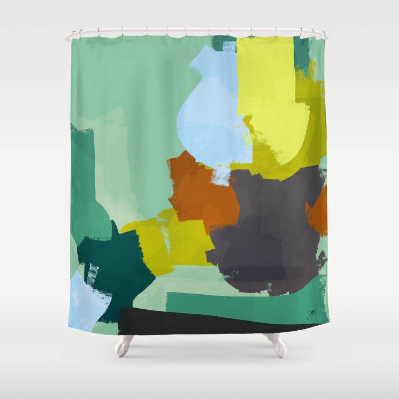 Palette For Young People Shower Curtain By Monicamoralesartist