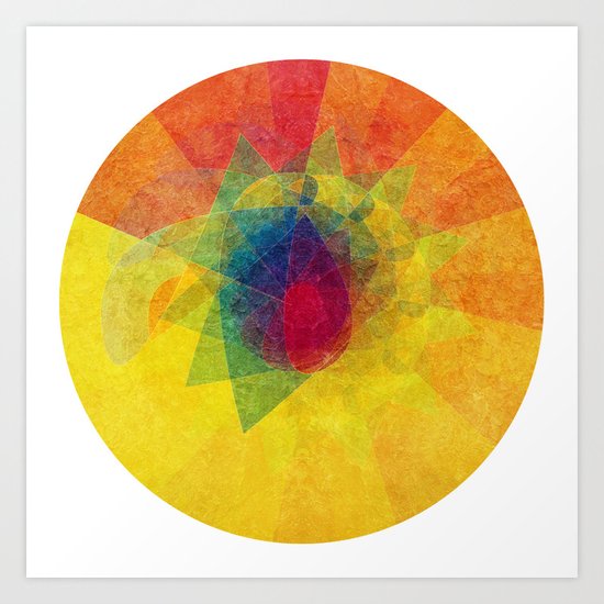 Joy Begins Here Art Print