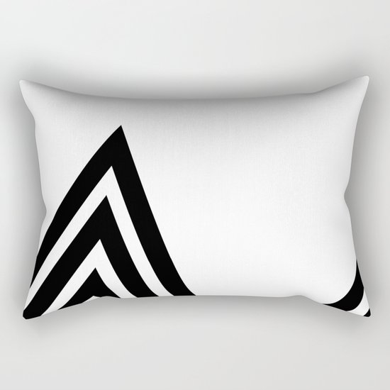 Hello V Rectangular Pillow