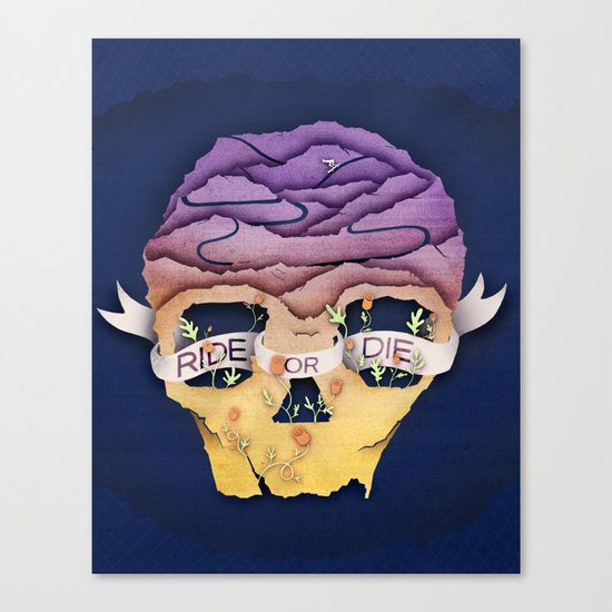 Ride Or Die Canvas Print