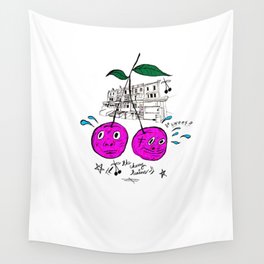 Cherry Twins Wall Tapestry