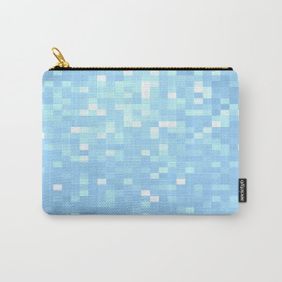 Blue Pixels Carry-All Pouch