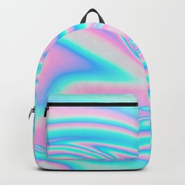 neon holographic Backpack