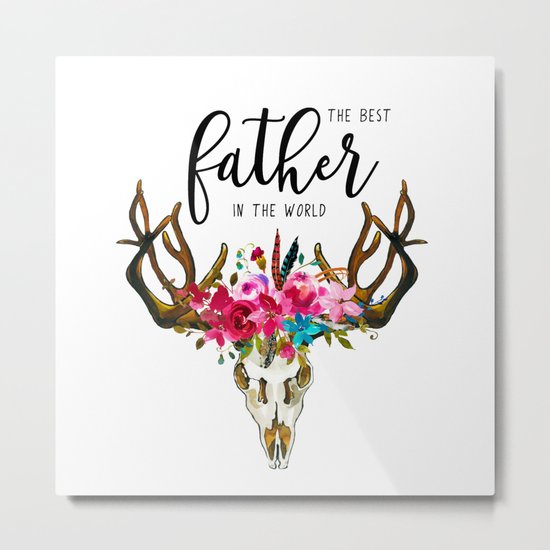 Best father #3 in the world | Father's day Metal Print