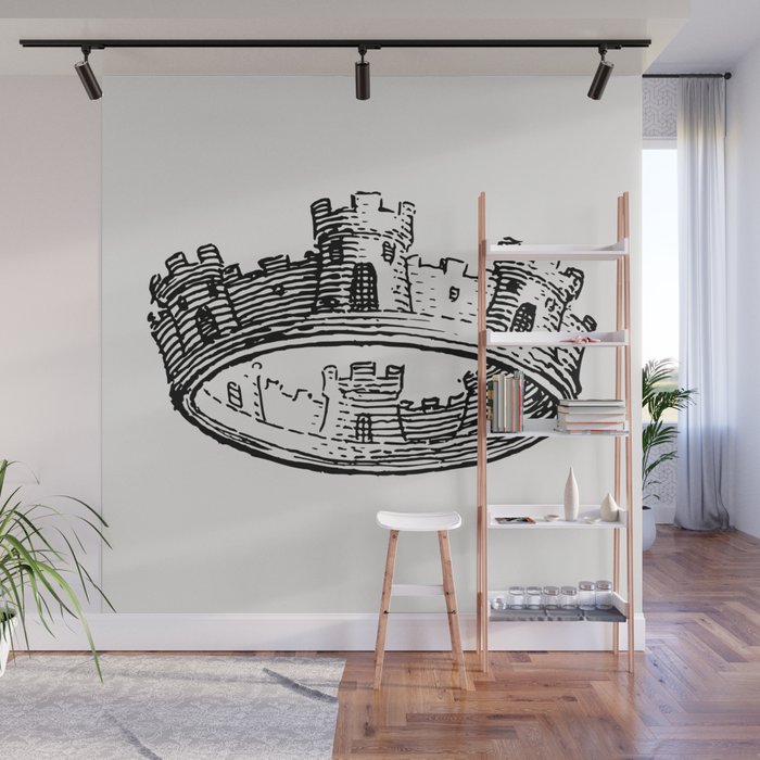 King's Crown Illustration Wall Mural