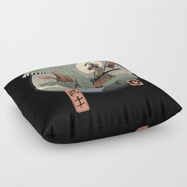 Jurassic Samurai Floor Pillow