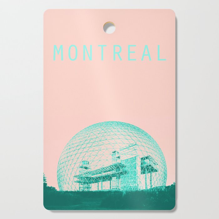 Montreal Biosphere Pastel Cutting Board