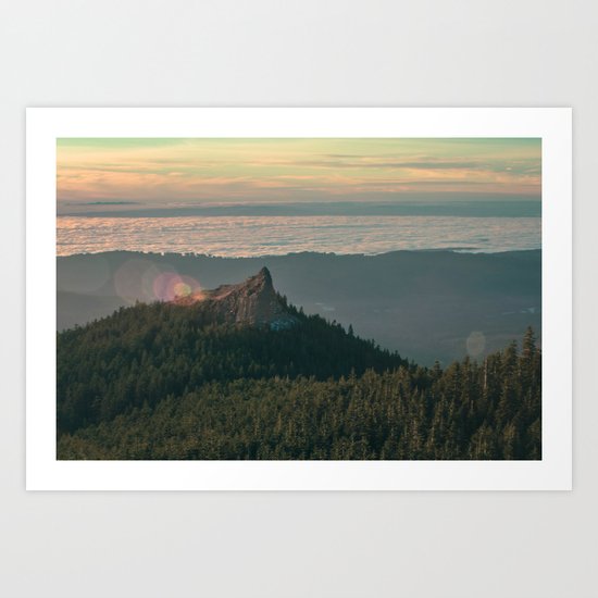 Sturgeon Rock Art Print