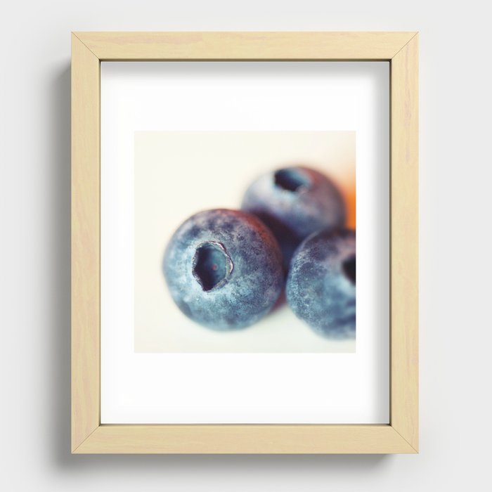 blueberry Recessed Framed Print