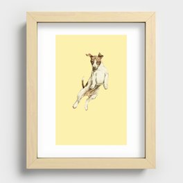 Jack Russell Recessed Framed Print