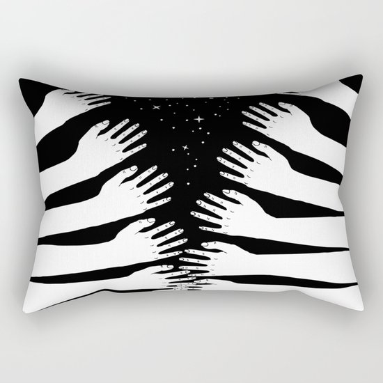 Zipper hand Rectangular Pillow