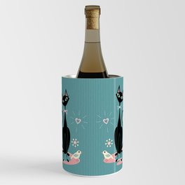 Vintage Kitty Love ©studioxtine Wine Chiller