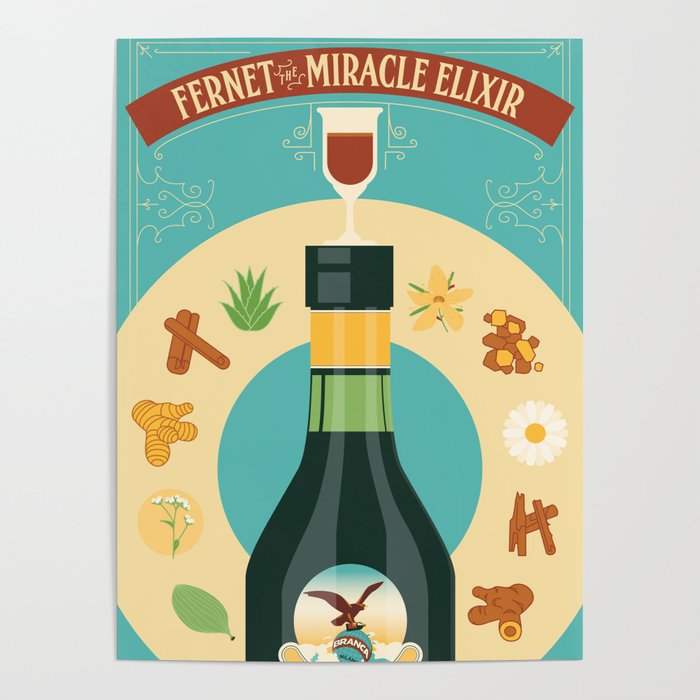 Fernet Branca the Miracle Elixir Poster