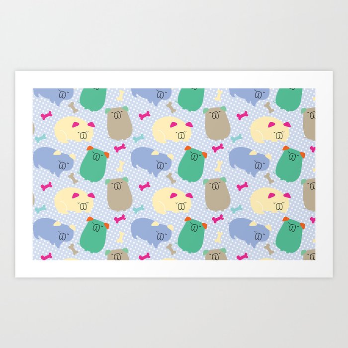 Doggy Day Afternoon Art Print