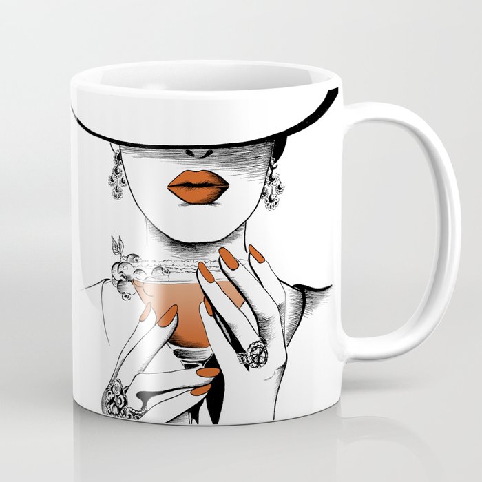 Lady In The Hat Coffee Mug