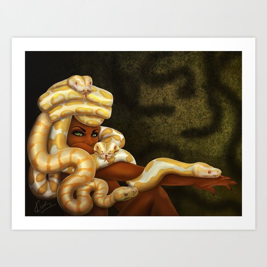 Medusa Art Print