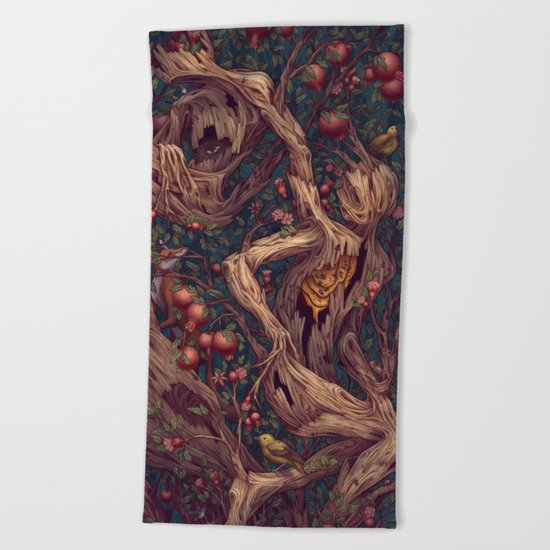 Tree People Beach Towel