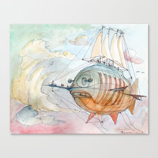 The Flying Fish! Canvas Print