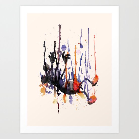 Falling Art Print
