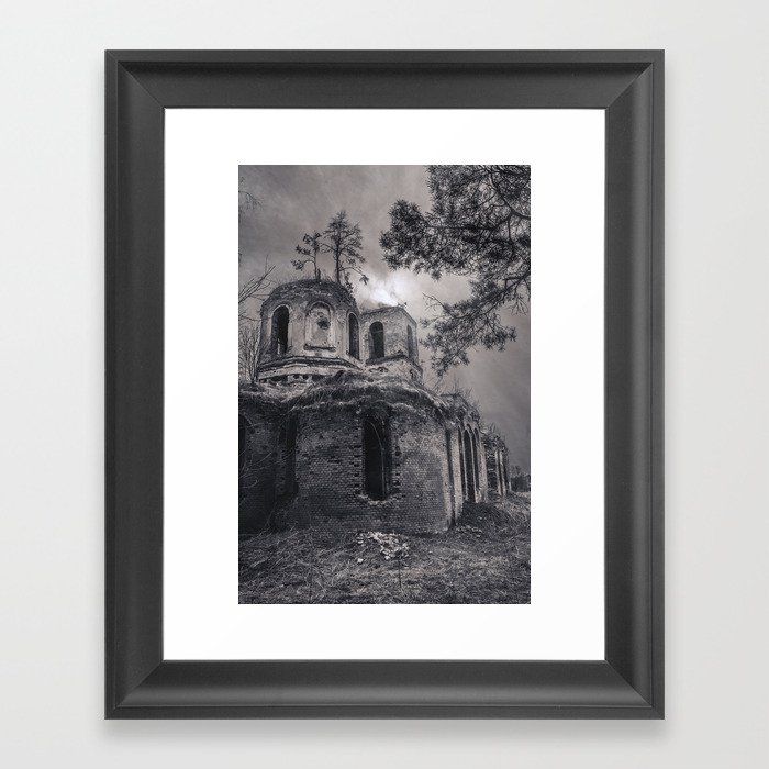 Ruins Framed Art Print