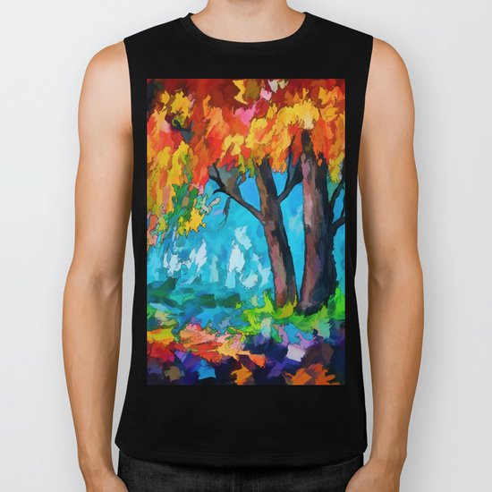 SUNRISE TREE Biker Tank