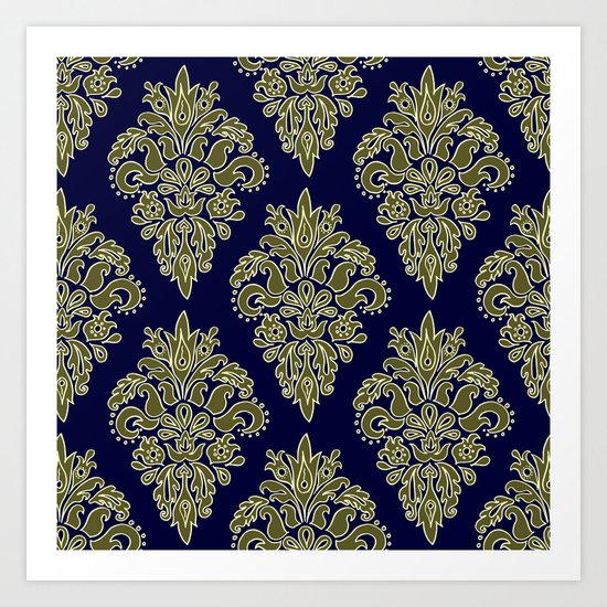 Ornate Vintage Pattern Art Print