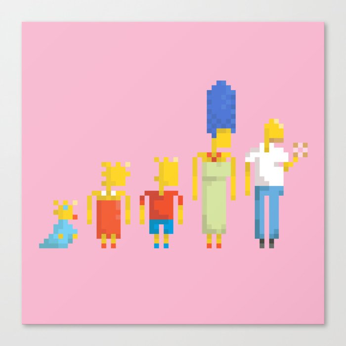 Springfield's Family Canvas Print