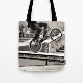 Wheelie Master  - BMX Biker Tote Bag