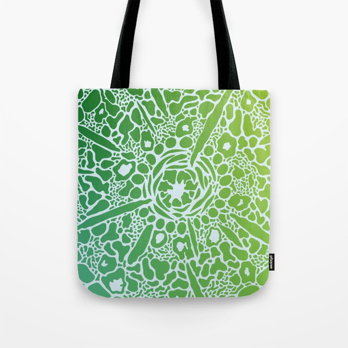 Pharynx Pattern - Green Tote Bag