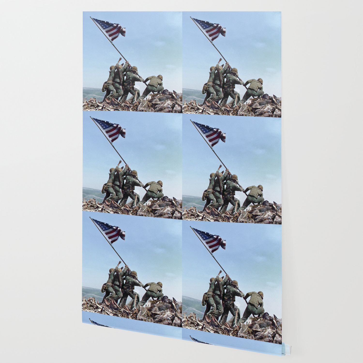 Iwo Jima Color Wallpaper By Historystuff Society6