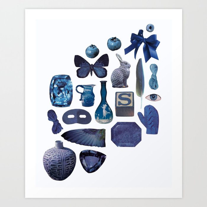 Discover the motif BLUE by Beth Hoeckel as a print at TOPPOSTER