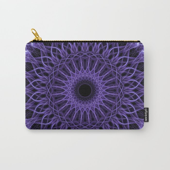 Detailed violet mandala Carry-All Pouch