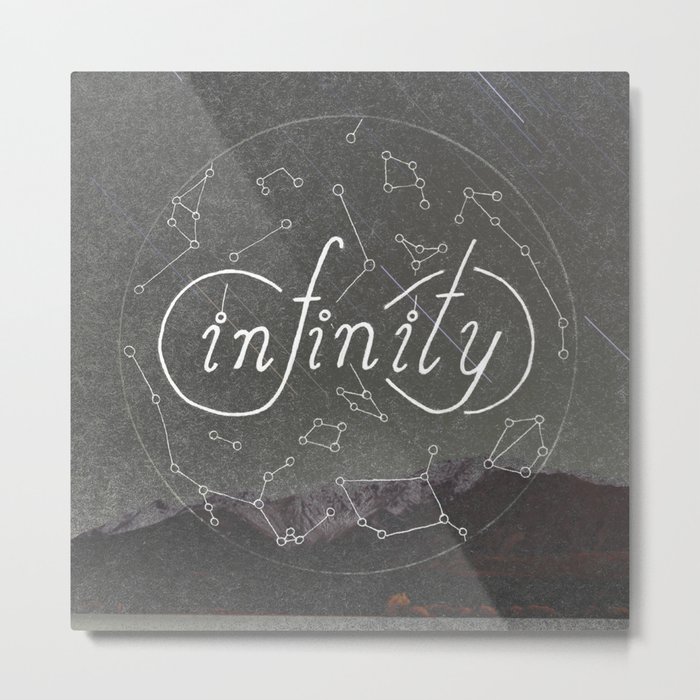 Infinity Constellation Metal Print