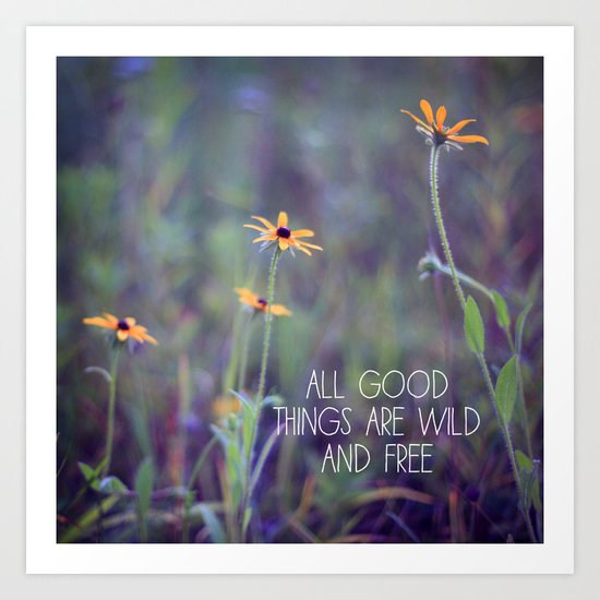 All Good Things (Daisy) Art Print