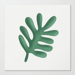 Simple Organic Leaf Canvas Print