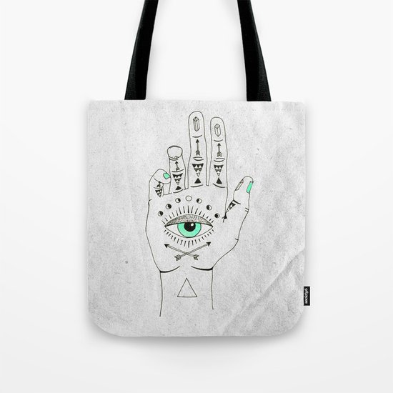 EYE SEE HAMSA Tote Bag