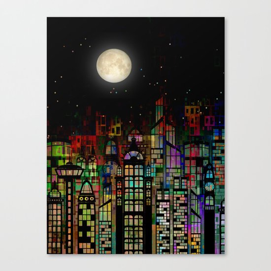 Fairytale City Canvas Print