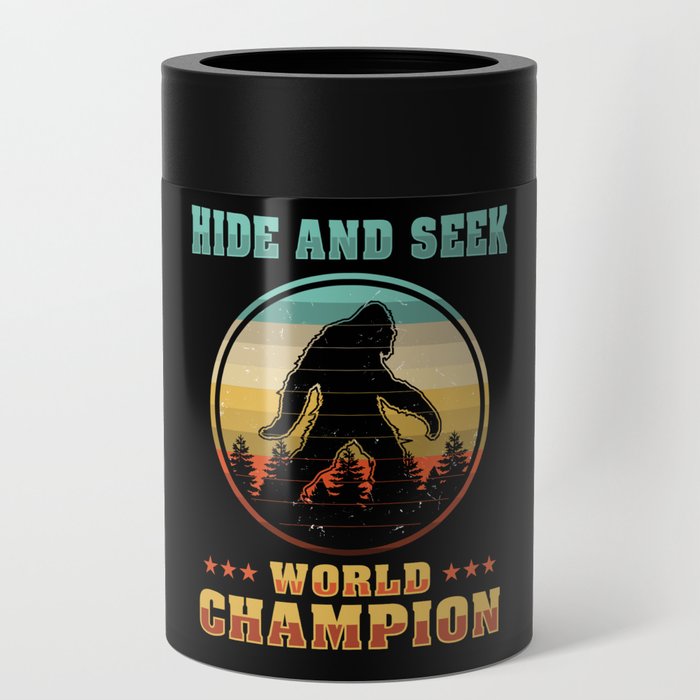 Bigfoot Gift: Hide And Seek World Champion Can Cooler