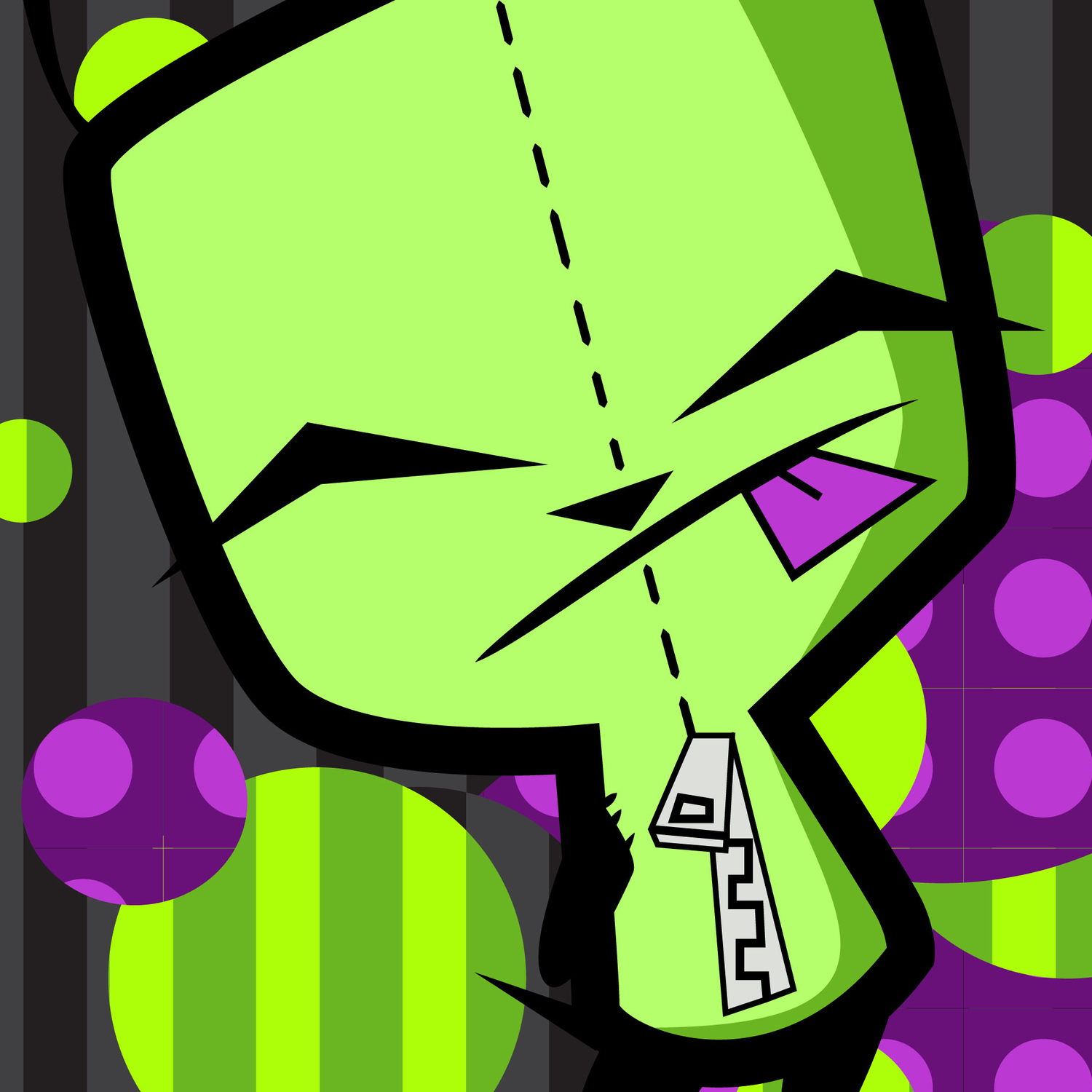 Happy Gir From Invader Zim Leggings By Nefariousbear Society6