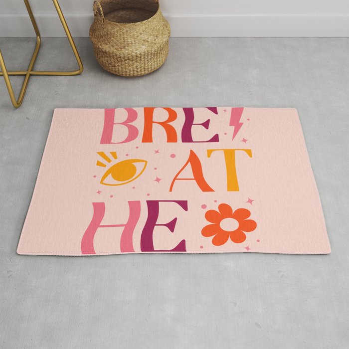 Breathe pink Rug